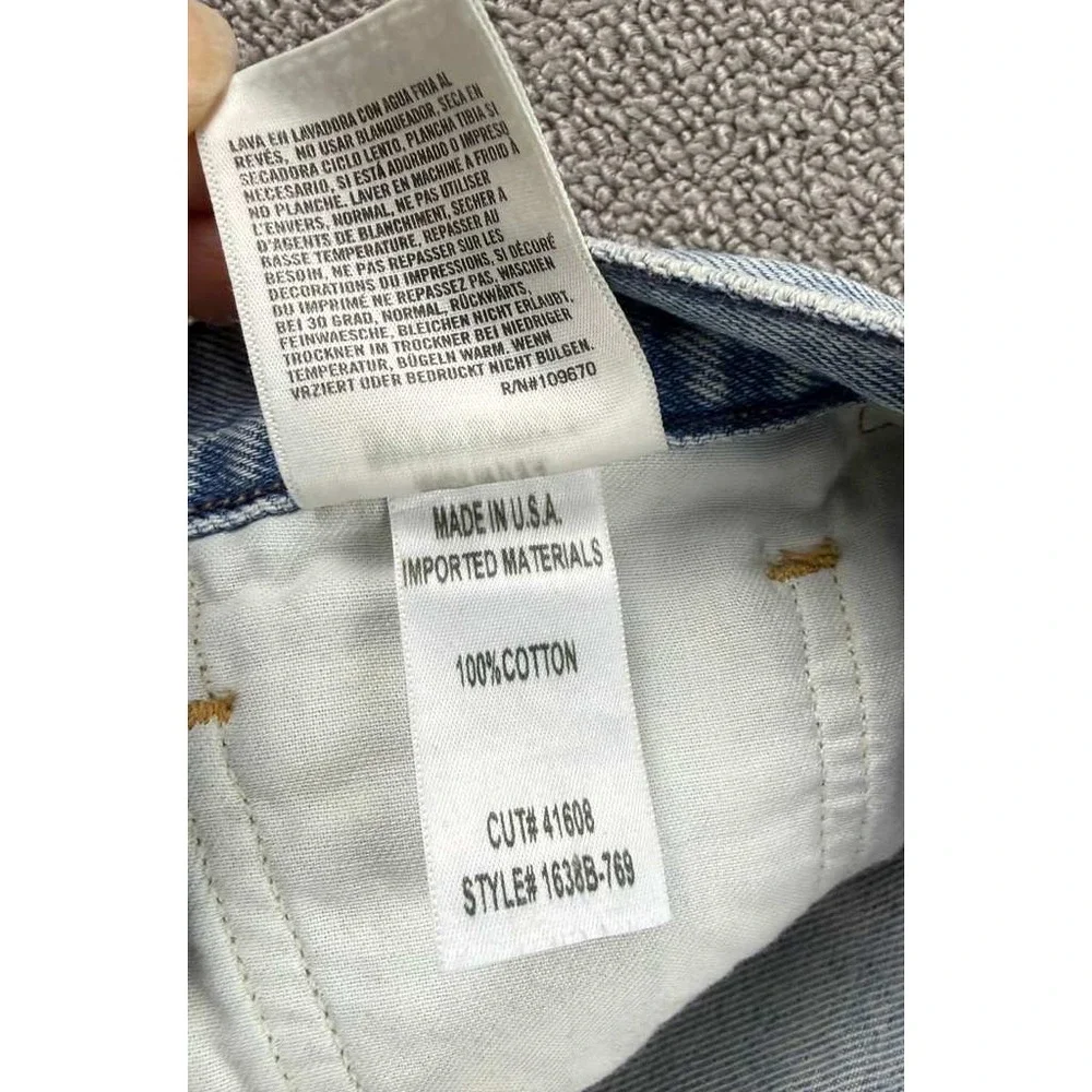 Citizens of Humanity Premium Vintage Jeans 30W Dree Crop High Rise Straight Blue